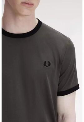 CAMISETA RINGER FIELD GREEN / BLACK