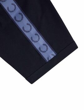 CAMISETA CONTRAST TAPE RINGER NAVY / ICE BLUE