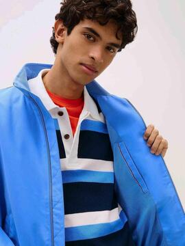 CAZADORA ESSENTIAL JACKET REGULAR FIT BLUE TWILIGHT