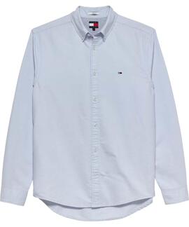CAMISA DE OXFORD REGULAR FIT CON LOGO BORDADO SWEET BLUE