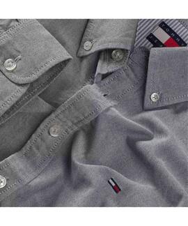 CAMISA DE OXFORD REGULAR FIT CON LOGO BORDADO DARK NIGHT NAV