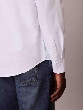 CAMISA CLÁSICA LISA DE OXFORD CON BOTONES REGULAR FIT BRILLA