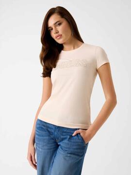 CAMISETA LOGO LACE TEE SLIM FIT COSMIC VAINILLA