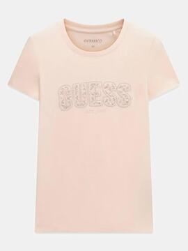 CAMISETA LOGO LACE TEE SLIM FIT COSMIC VAINILLA