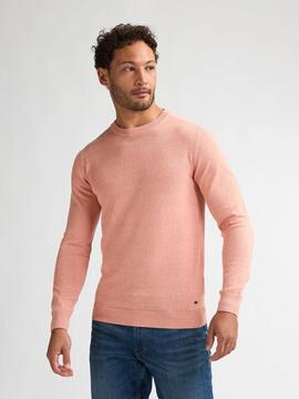 JERSEY DE PUNTO CUELLO REDONDO REGULAR FIT LIGHT CORAL