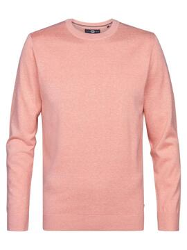 JERSEY DE PUNTO CUELLO REDONDO REGULAR FIT LIGHT CORAL