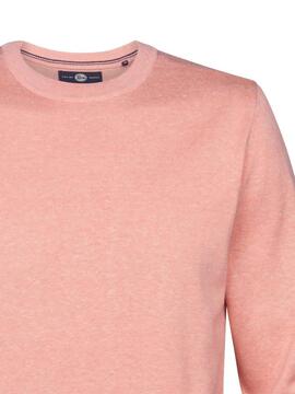JERSEY DE PUNTO CUELLO REDONDO REGULAR FIT LIGHT CORAL