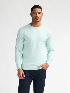 JERSEY DE PUNTO CUELLO REDONDO REGULAR FIT COOL MINT