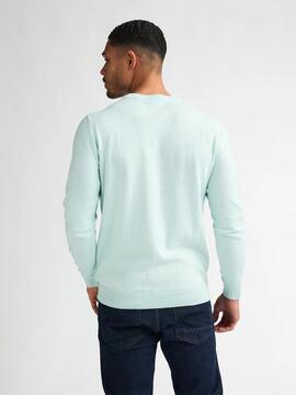 JERSEY DE PUNTO CUELLO REDONDO REGULAR FIT COOL MINT