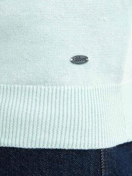 JERSEY DE PUNTO CUELLO REDONDO REGULAR FIT COOL MINT