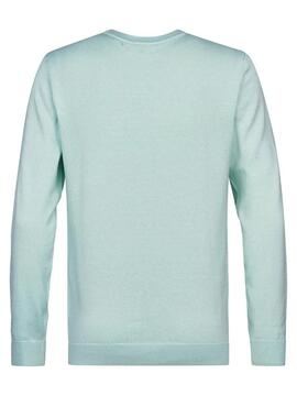 JERSEY DE PUNTO CUELLO REDONDO REGULAR FIT COOL MINT