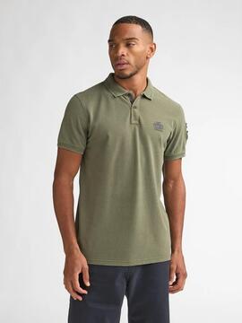 POLO DE PIQUE TRACTION REGULAR FIT DUSTY ARMY