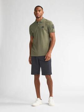 POLO DE PIQUE TRACTION REGULAR FIT DUSTY ARMY