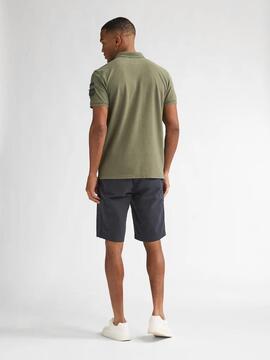 POLO DE PIQUE TRACTION REGULAR FIT DUSTY ARMY