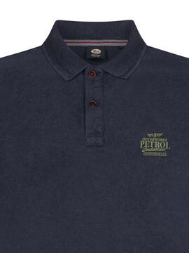POLO DE PIQUE TRACTION REGULAR FIT NAVY BLUE