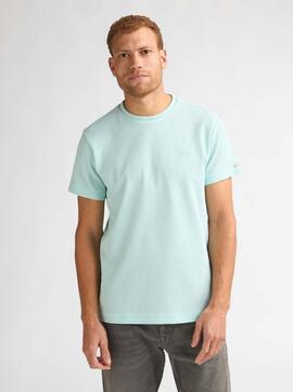 CAMISETA TEXTURIZADA REGULAR FIT COOL MINT