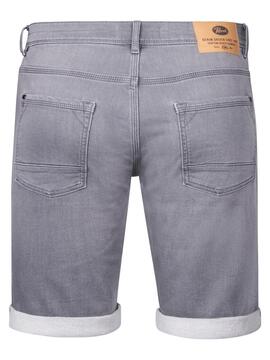 PANTALÓN CORTO VAQUERO JACKSON SLIM FIT LIGHT GREY