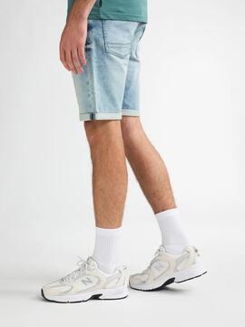 PANTALÓN CORTO VAQUERO JACKSON SLIM FI LIGHT STONE