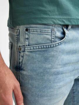 PANTALÓN CORTO VAQUERO JACKSON SLIM FI LIGHT STONE