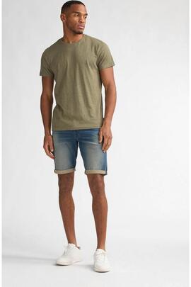 PANTALÓN CORTO VAQUERO JACKSON SLIM FIT DEEP BLUE