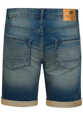 PANTALÓN CORTO VAQUERO JACKSON SLIM FIT DEEP BLUE