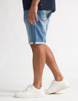 PANTALÓN CORTO VAQUERO JACKSON SLIM FIT MEDIUM INDIGO