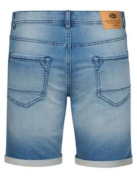 PANTALÓN CORTO VAQUERO JACKSON SLIM FIT MEDIUM INDIGO