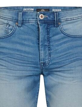 PANTALÓN CORTO VAQUERO JACKSON SLIM FIT MEDIUM INDIGO