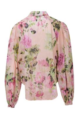 CAMISA REGULAR FIT CON ESTAMPADO FLORAL