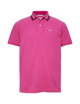 TJM TOMMY CLASSICS STR POLO REGULAR FIT FUCHSIA