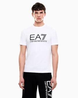CAMISETA EA7 SLIM FIT CORE IDENTITY WHITE