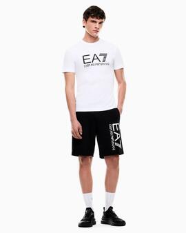 CAMISETA EA7 SLIM FIT CORE IDENTITY WHITE