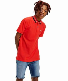 TJM TOMMY CLASSICS STR POLO REGULAR FIT FLAME SCA.