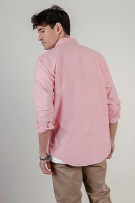 CAMISA CASUAL OXFORD ROJO