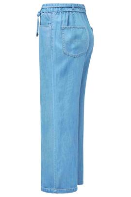 PANTALONES JOGGERS CON PERNERA WIDE EN LIGHTDENIM