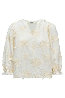 BLUSA DE ALGODÓN CON TEJIDO TEXTURIZADO 3D COLOR C