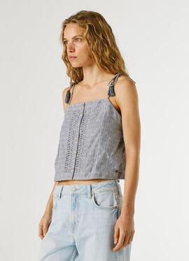 TOP TIRANTES DE RAYAS AGNY SHIRT 562 UNION BLUE