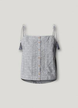 TOP TIRANTES DE RAYAS AGNY SHIRT 562 UNION BLUE