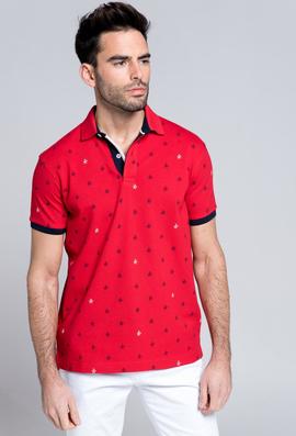 POLO H LOGOS ROJO