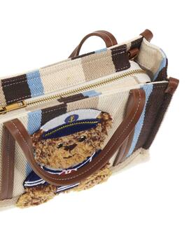 BOLSO MARVIN MINI SHOPPING SUMMER MULTI BROWN