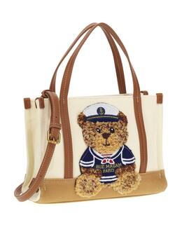 BOLSO MARVIN MINI SHOPPING SUMMER BICOLOR COOKIE