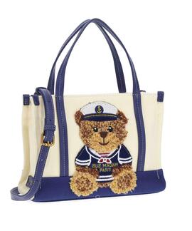 BOLSO MARVIN MINI SHOPPING SUMMER BICOLOR BLUE