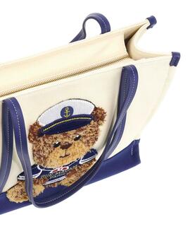 BOLSO MARVIN SHOPPING SUMMER BICOLOR BLUE