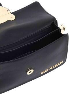 BOLSO RUE MADAM PARIS TEDDY IT-BAG SOFT BLACK