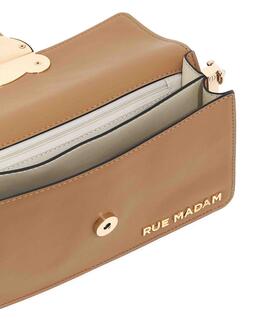 BOLSO RUE MADAM PARIS TEDDY IT-BAG SOFT COGNAC