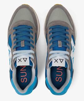 ZAPATILLAS JAKI 2.0 BICOLOR NAILON Y ANTE GRIGIO CHIARO / RO