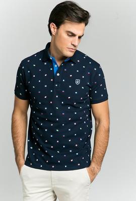 POLO H BANDERAS AZUL MARINO