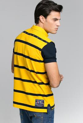 POLO H RAYAS AMARILLO