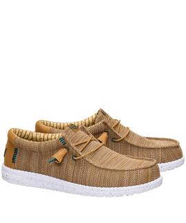 ZAPATOS WALLY STRETCH SOX BONE BROWN / MULTI