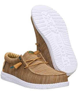 ZAPATOS WALLY STRETCH SOX BONE BROWN / MULTI